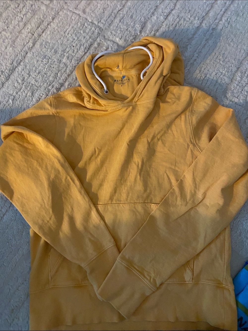 Athleta  Golden Yellow Pullover Hoodie